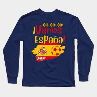 Spain Qatar World Cup 2022 Long Sleeve T-Shirt